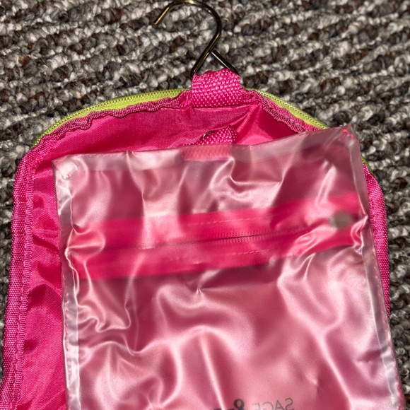 HANGING BATH AND BODY ORGANIZER NWT GREEN/PINK - Picture 9 of 12